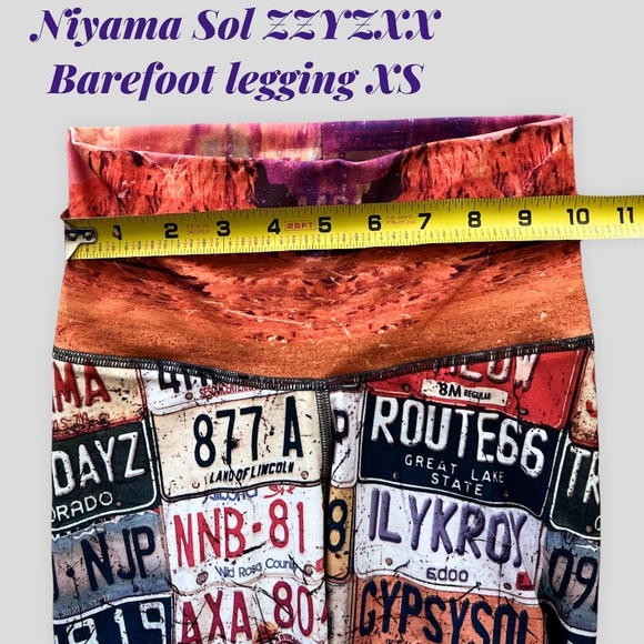 *****SOLD*****Niyama Sol ZZYZX High Waist Barefoot Legging XS EUC - Picture 5 of 10